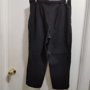 dressbarn Women's Elegant Black Dress Cropped Pants